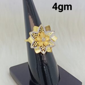 pointed flower ring